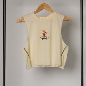 Women's Crop Skating Paws
